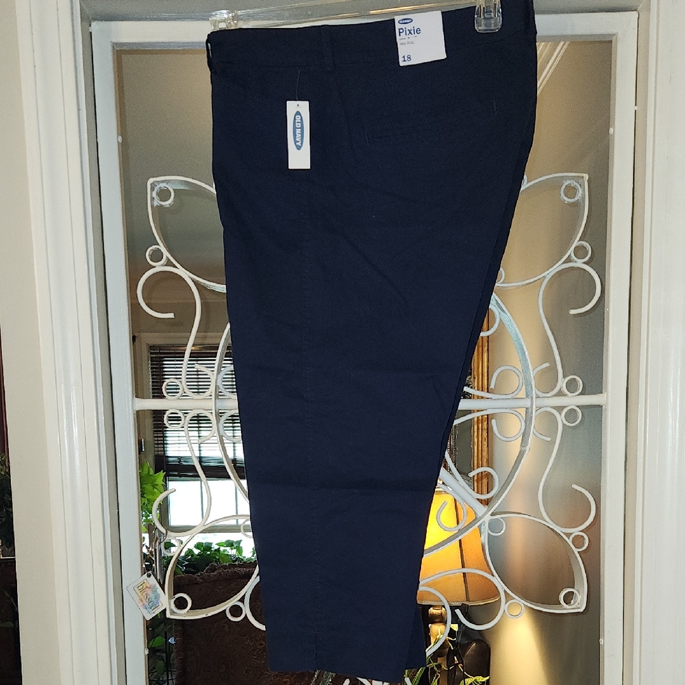Old Navy Dark Blue Pixie Pants